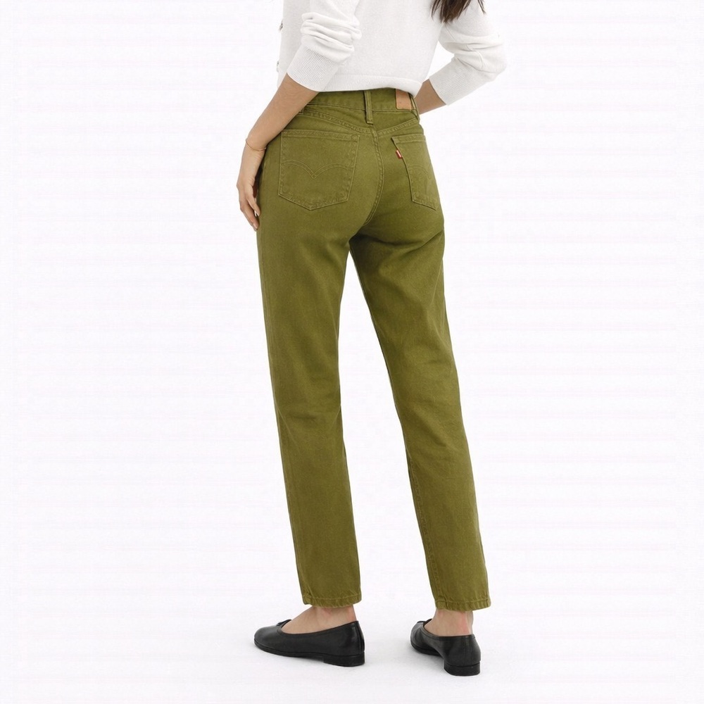 Levi’s Middy Straight Leg Jeans Green Size 30